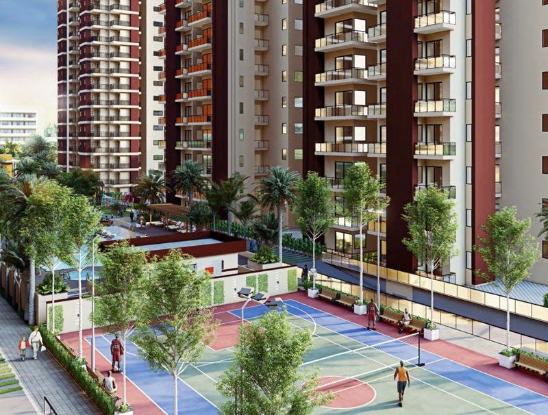 Artistic impression of the basketball and multipurpose court